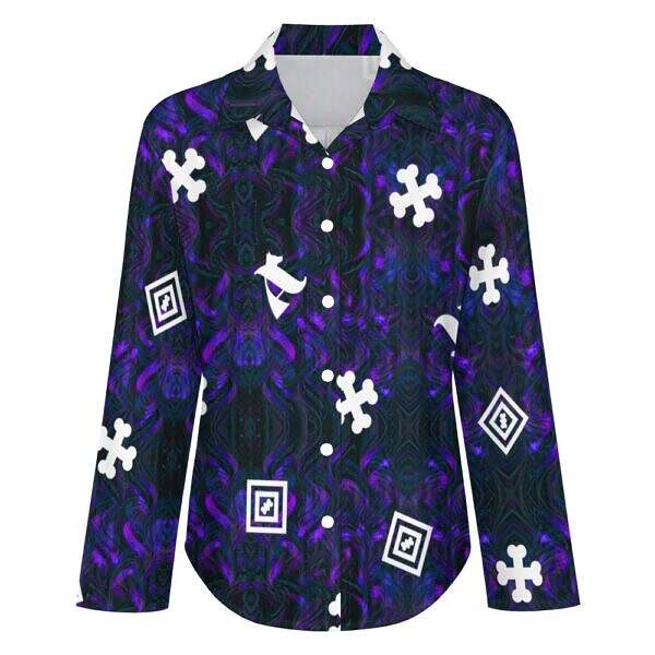 ADpld™ Relaxed Hem Button Up Shirt - Image 8