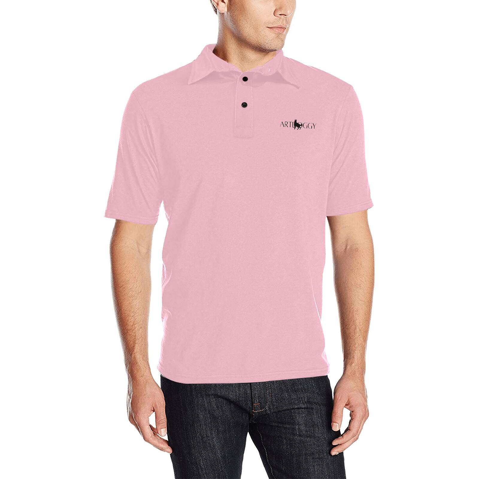 ArtDoggy™ Men's Buttoned Polo Shirt - Image 34