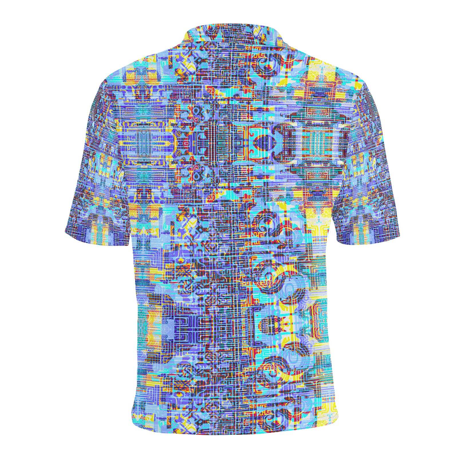 ArtDoggy™ Men's Buttoned Polo Shirt - Image 9