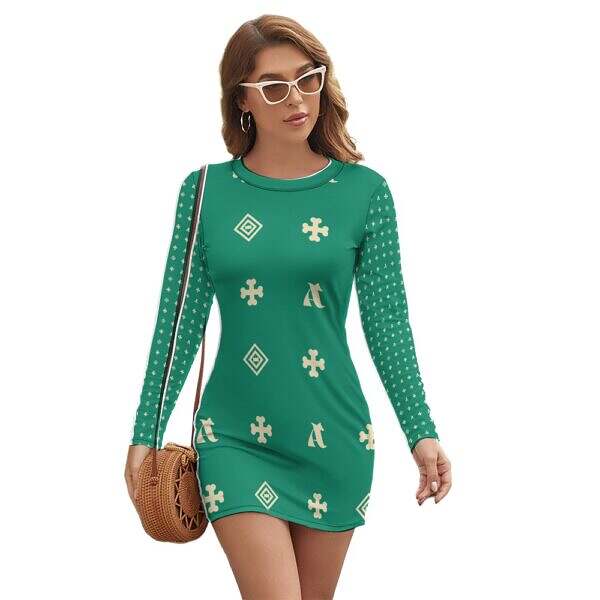 ADpld™ Long Sleeve Slim Dress - Image 14