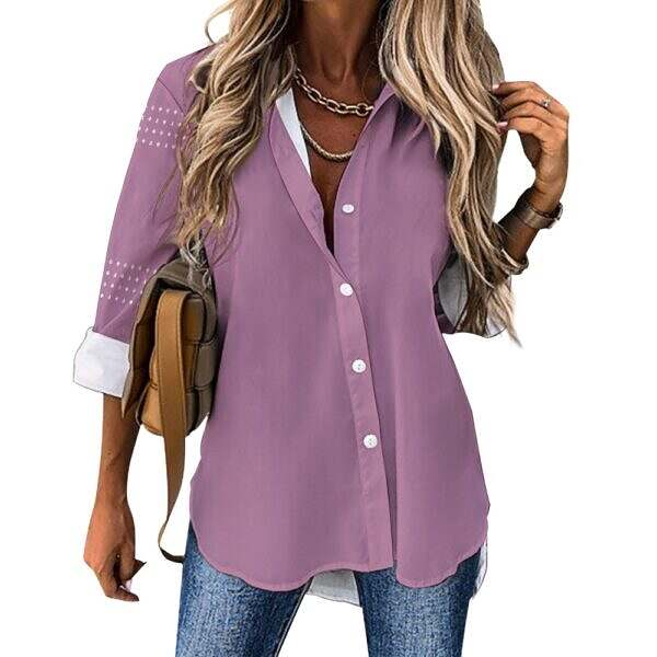 ADpld™ Relaxed Hem Button Up Shirt - Image 20