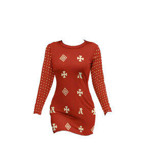 ADpld™ Long Sleeve Slim Dress display