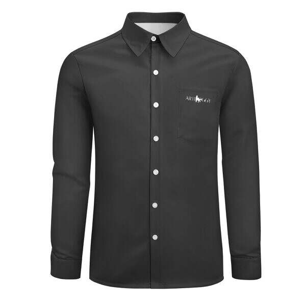 Peach Velvet Pocketed Long Sleeve Shirt - Image 33