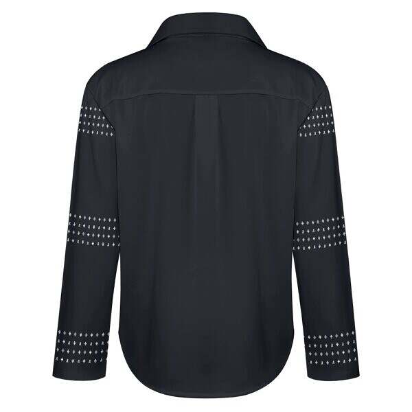 ADpld™ Relaxed Hem Button Up Shirt - Image 44