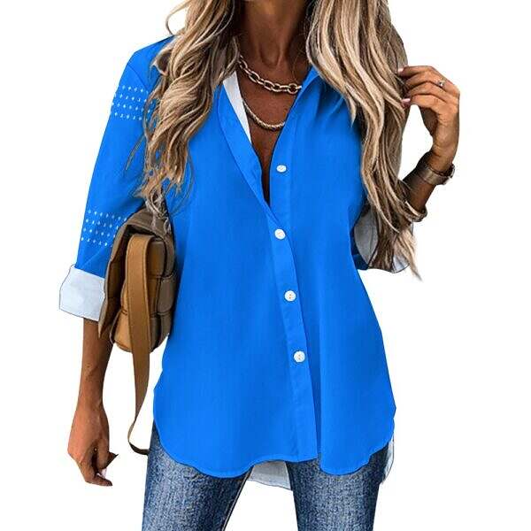 ADpld™ Relaxed Hem Button Up Shirt - Image 22