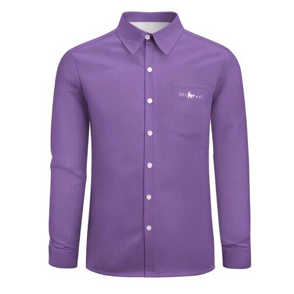Peach Velvet Pocketed Long Sleeve Shirt - Image 17