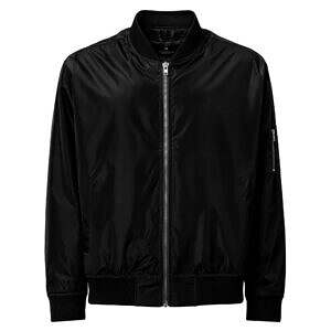 ADpld™ Eco Bomber Jacket display front black