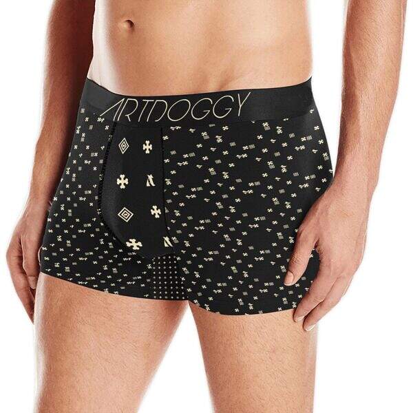 Adpld™ Crema Weaver Boxer Briefs Front Model Display