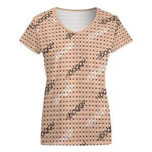 ADpld™ V-neck Short Sleeve T-shirt Burly Wood Display Front