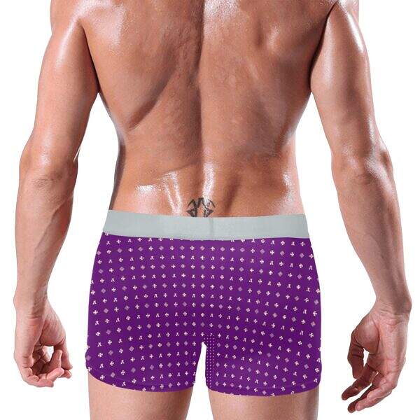ADpld™ Crema Silverband Boxer Briefs indigo back model display
