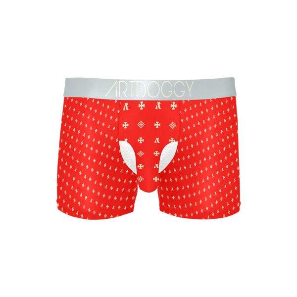 ADpld™ Crema Silverband Boxer Briefs red front display