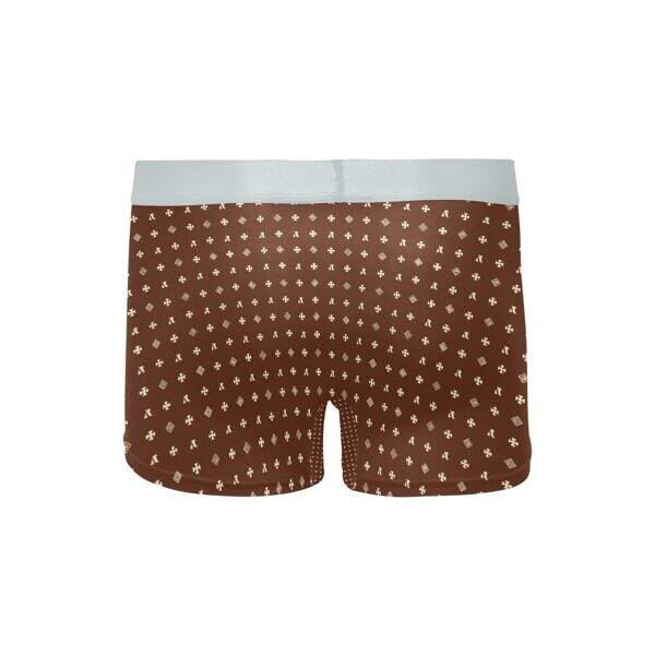 ADpld™ Crema Silverband Boxer Briefs maroon back display