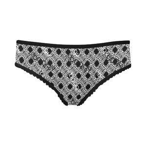 ArtDoggy™ Modern High-cut Brief Panty Black 2 front display