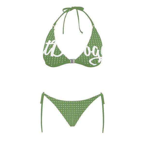 ADpld™ Buckle Bikini Swimsuit olivedrab1 front Display