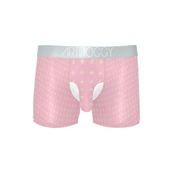 ADpld™ Crema Silverband Boxer Briefs pink front display