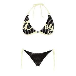 ADpld™ Buckle Bikini Swimsuit black1 front Display