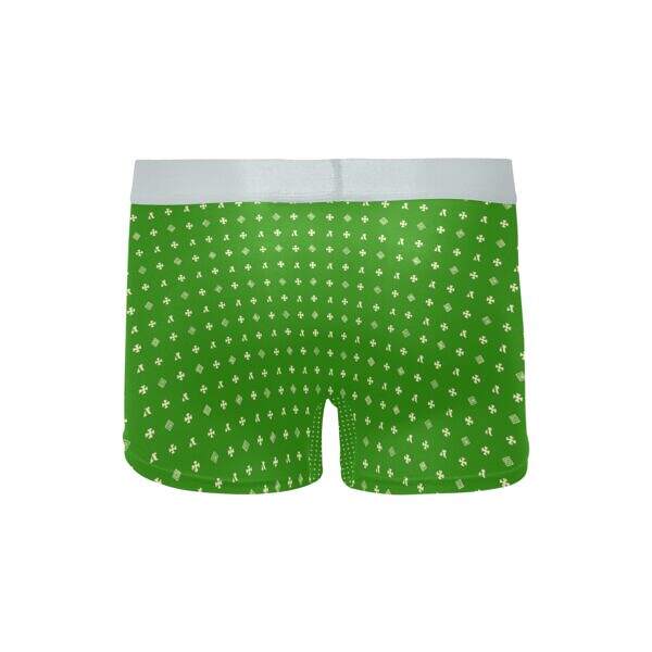ADpld™ Crema Silverband Boxer Briefs green back display