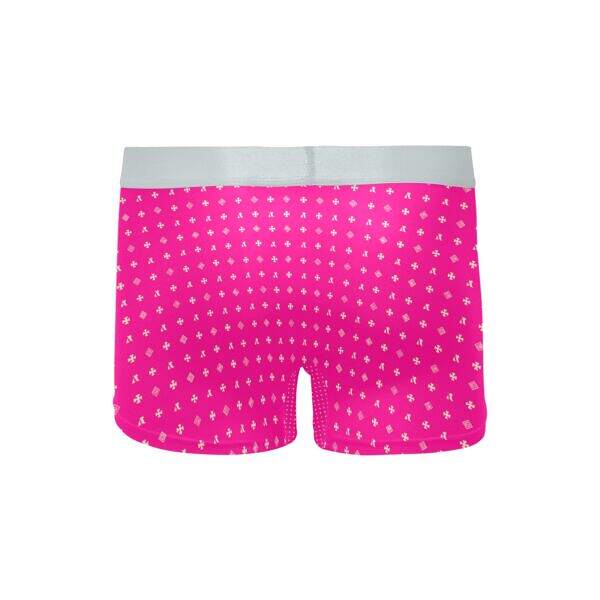ADpld™ Crema Silverband Boxer Briefs deep pink back display