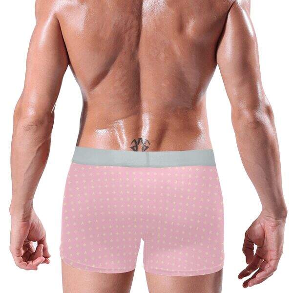 ADpld™ Crema Silverband Boxer Briefs pink back model display