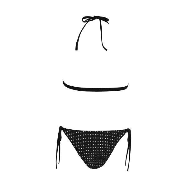 ADpld™ Buckle Bikini Swimsuit Black back Display