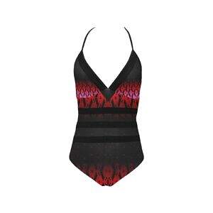 ArtDoggy™ Embossed Triple Lace Band Swimsuit