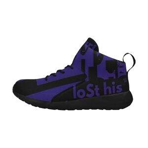 The-Printer-Lost-His-Jobâ„¢ Men’s Spazter Sneakers Purple The-Printer-Lost-His-Jobâ„¢ Men's Spazter Sneakers Purple