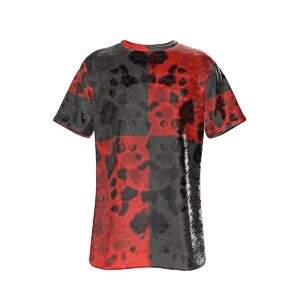 Mold Society™ Men's Velvet T-Shirt | Black + Red