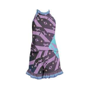 ArtDoggy™ Shorts & Halter Top Set | Blue + Purple