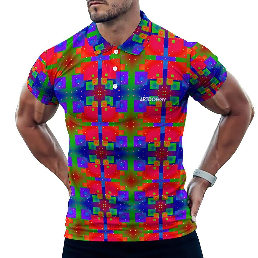 ArtDoggy™ Men's Polo | Square Theory