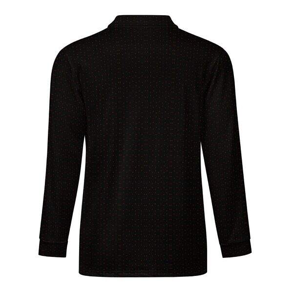 ArtDoggy™ Men's Half-Zip Long Sleeve Polo