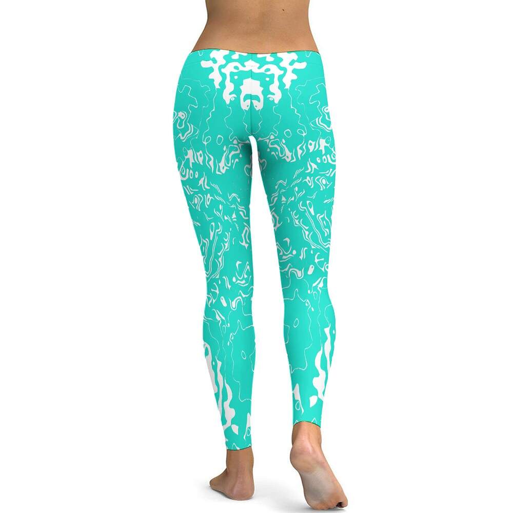 ArtDoggy™ proto microwave white ladies fitness pants - Image 69