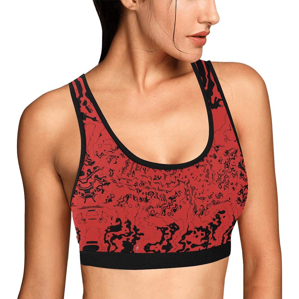 ArtDoggy™ womens sport bra proto | microwave - Image 18