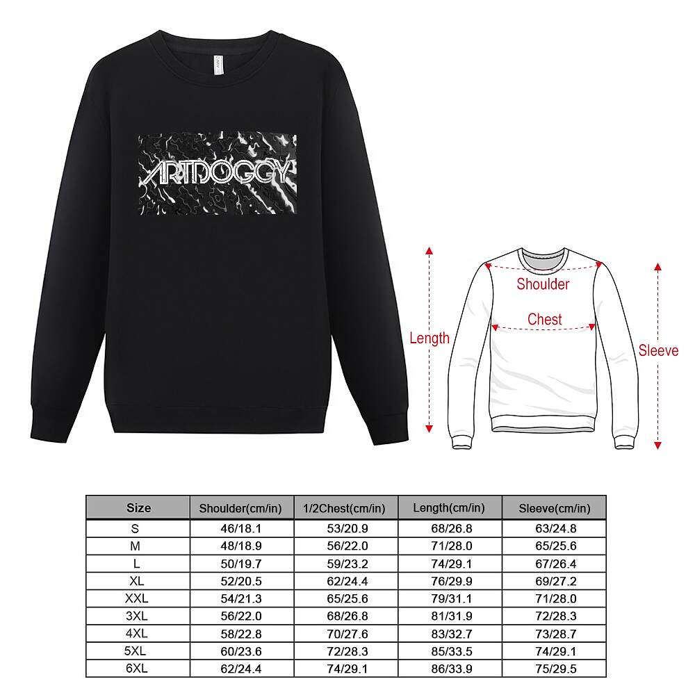 ArtDoggy™ Men's Fleece Long Sleeve | Buried - Image 10