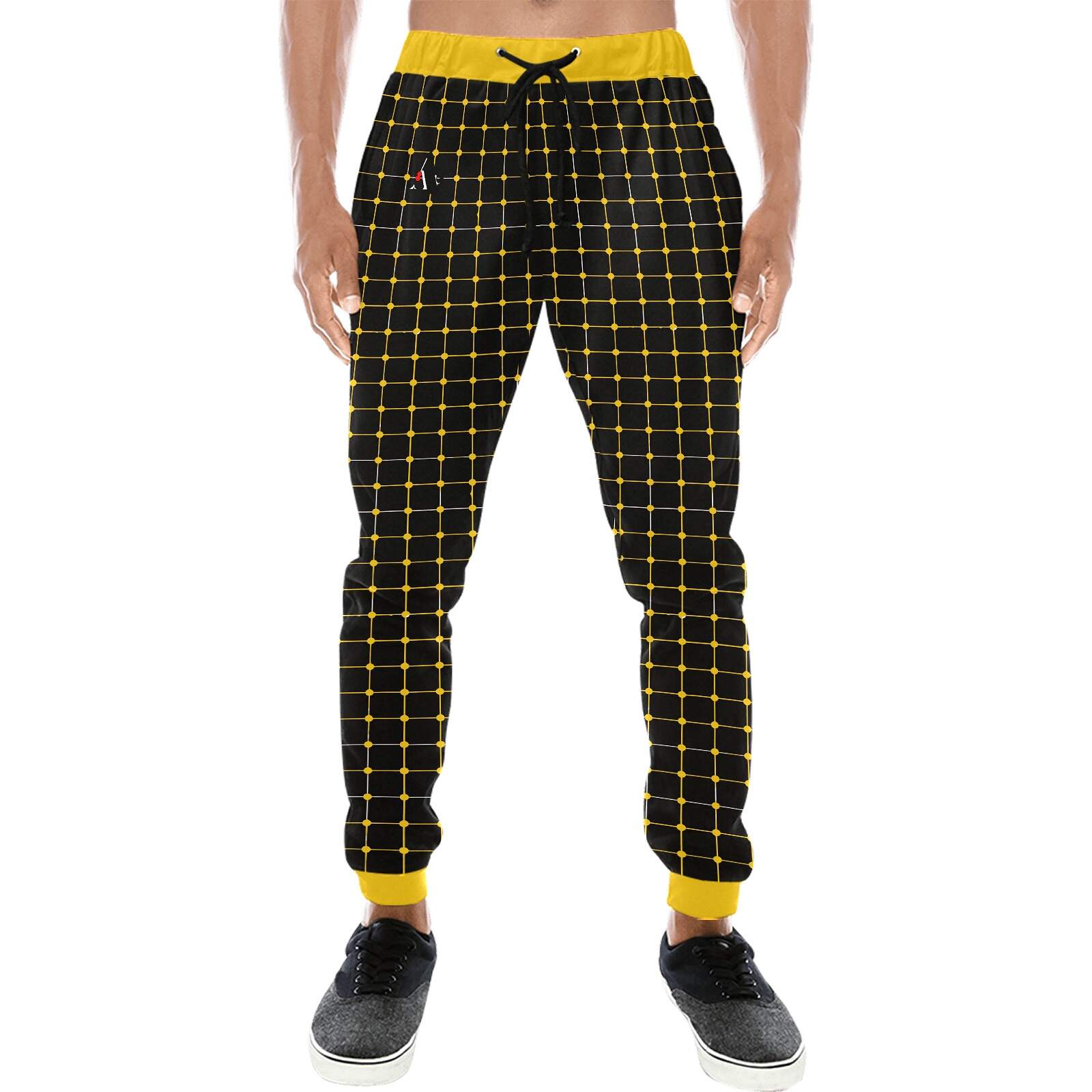 ArtDoggy™ Men's Jogger Pants | Connect in gold