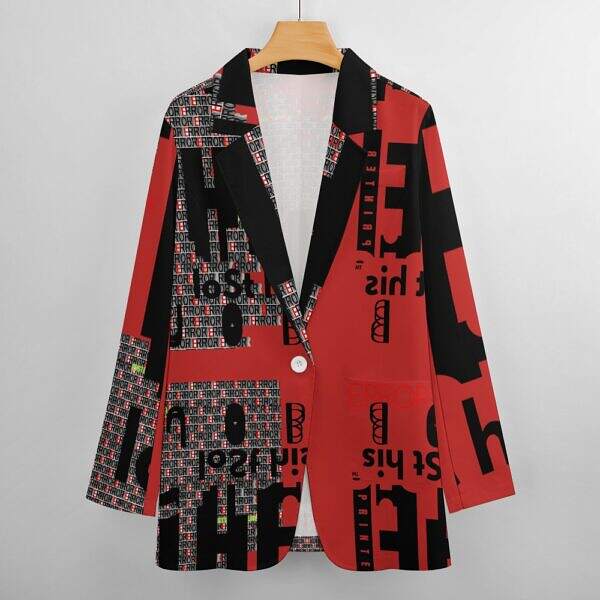 The-Printer-lost-his-Job™ Women's Blazer Jacket | ERROR CODE - Image 17
