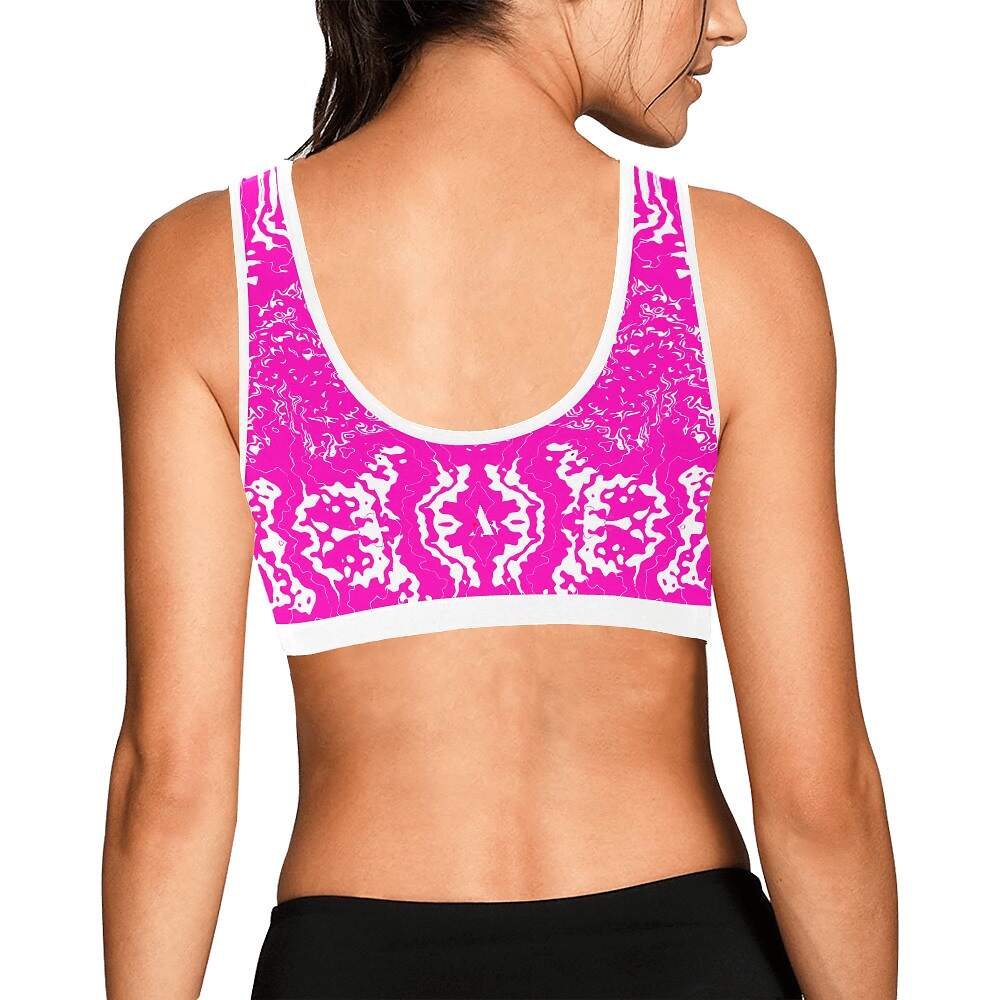 ArtDoggy™ sports bra womens white microwave - Image 12