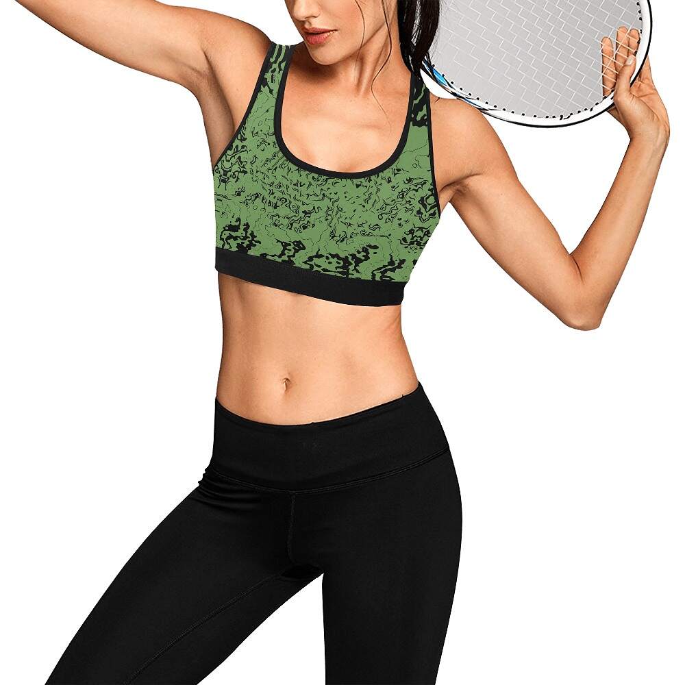 ArtDoggy™ womens sport bra proto | microwave - Image 35
