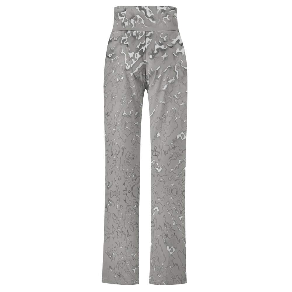 ArtDoggy™ Women's Yoga Pants | Ripple in grey