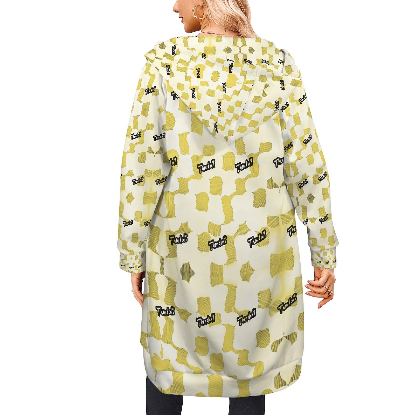 then dont womens long hoodie proto - Image 21