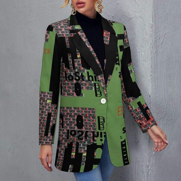 The-Printer-lost-his-Job™ Women's Blazer Jacket | ERROR CODE - Image 30