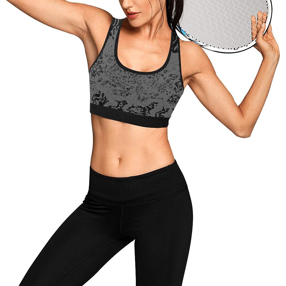 ArtDoggy™ womens sport bra proto | microwave - Image 11