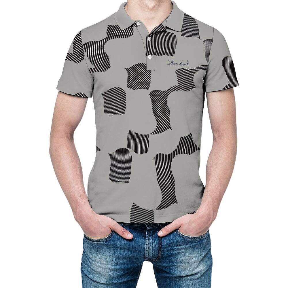 Then don't™ Men's Polo | Scrape