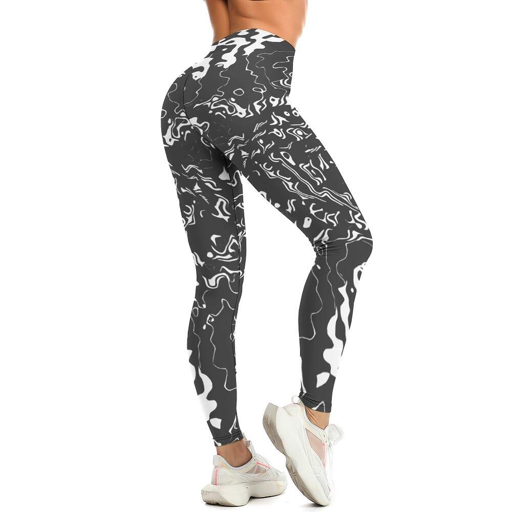 ArtDoggy™ proto microwave white ladies fitness pants - Image 10