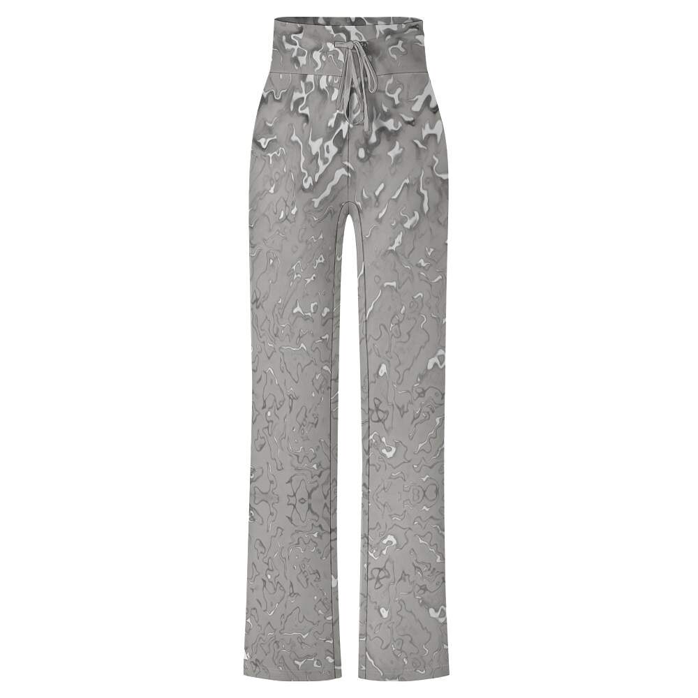 ArtDoggy™ Women's Yoga Pants | Ripple in grey