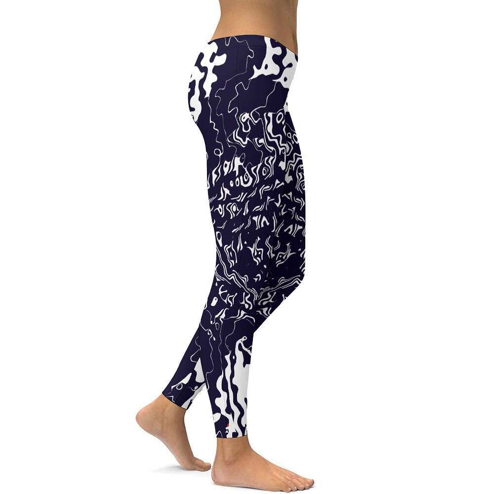 ArtDoggy™ proto microwave white ladies fitness pants - Image 44