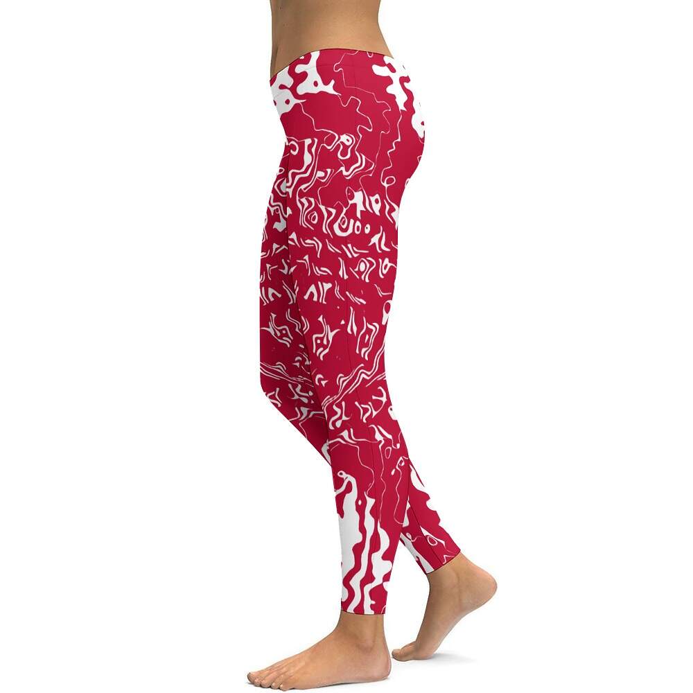 ArtDoggy™ proto microwave white ladies fitness pants - Image 32