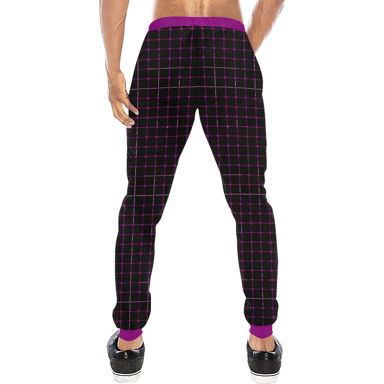 ArtDoggy™ Men's Jogger Pants | Connect in purple