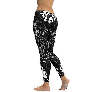 ArtDoggy™ proto microwave white ladies fitness pants