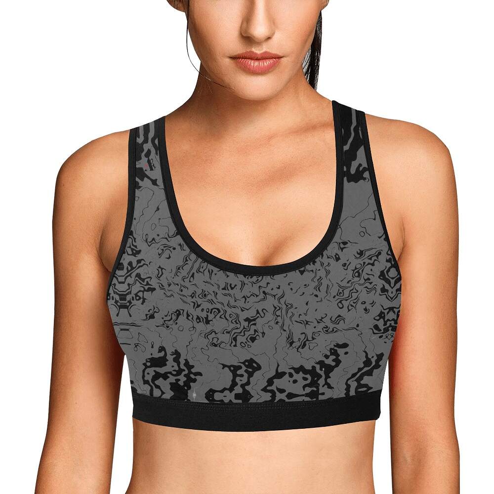 ArtDoggy™ womens sport bra proto | microwave - Image 9