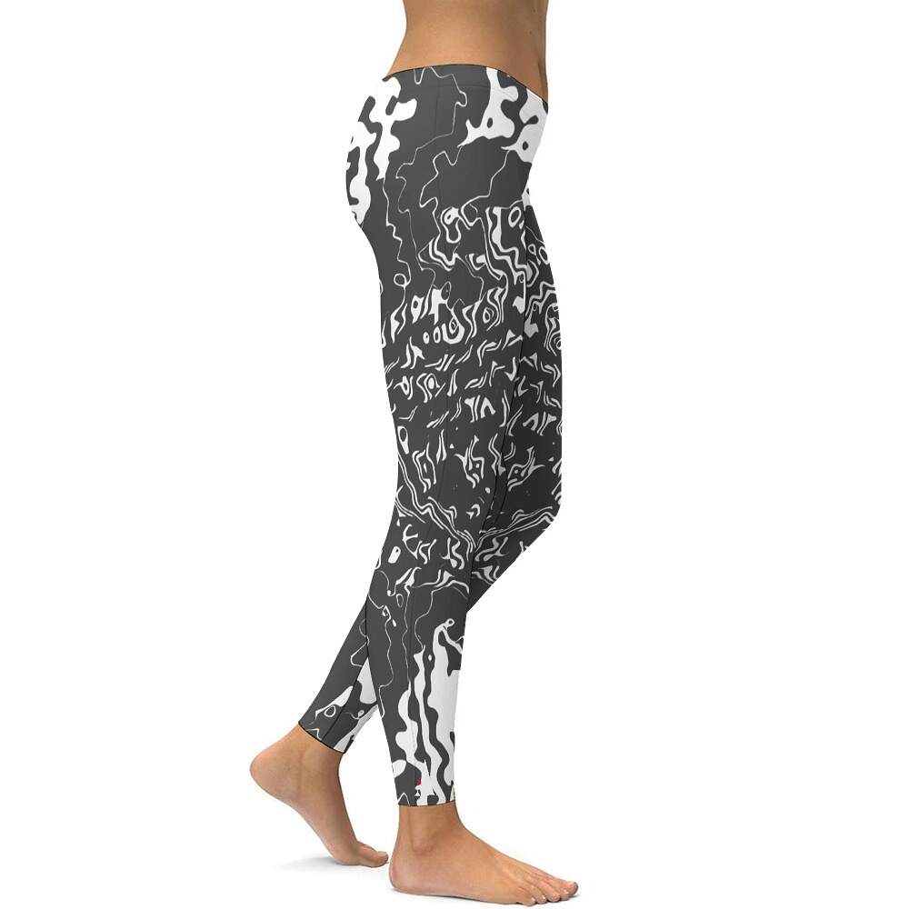 ArtDoggy™ proto microwave white ladies fitness pants - Image 12